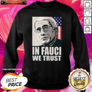 Alternative view of Top In Fauci We Trust American Flag Shirt