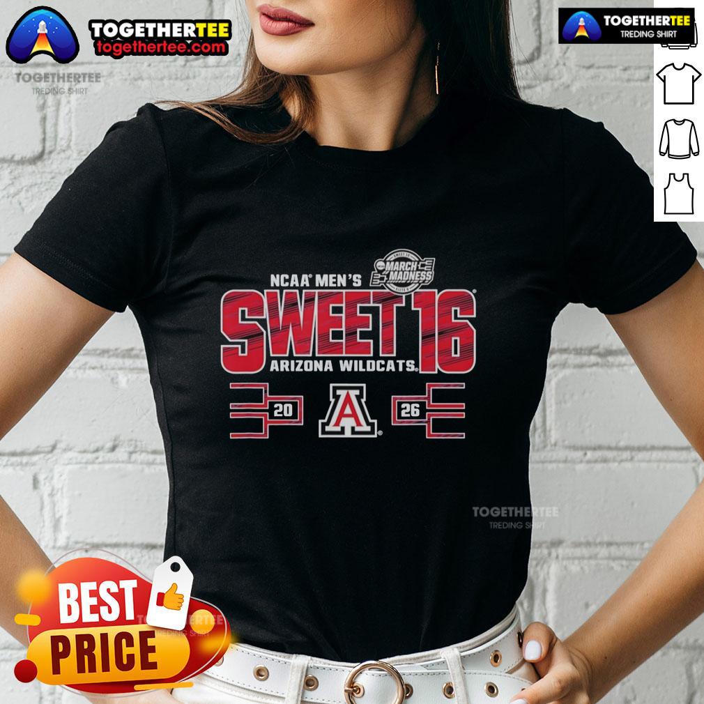 Good Arizona Wildcats NCAA Men's Sweet 16 2026 Men's March Madness T-Shirt - Image 3
