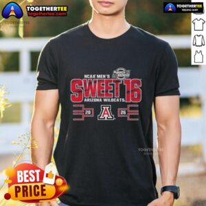 Good Arizona Wildcats NCAA Men's Sweet 16 2026 Men's March Madness T-Shirt