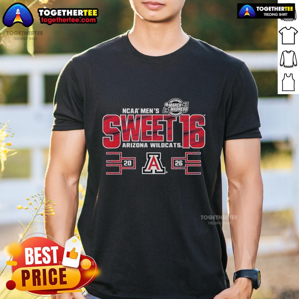 Good Arizona Wildcats NCAA Men's Sweet 16 2026 Men's March Madness T-Shirt