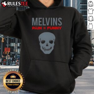 Alternative view of Nice Melvins Pain Funny Skull T-Shirt