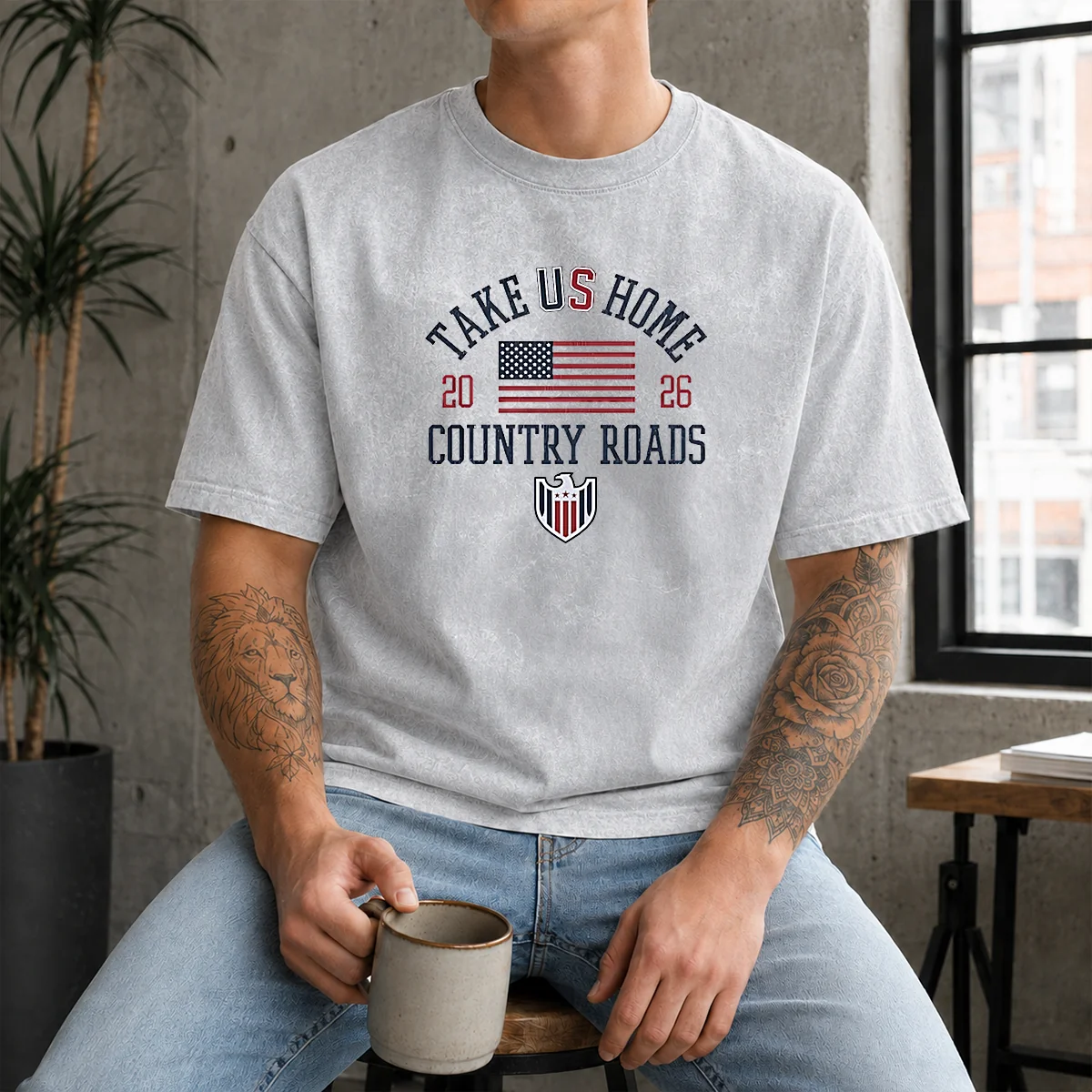 Funny Take US Home Country Roads 2026 USA Soccer Shirt - Image 9