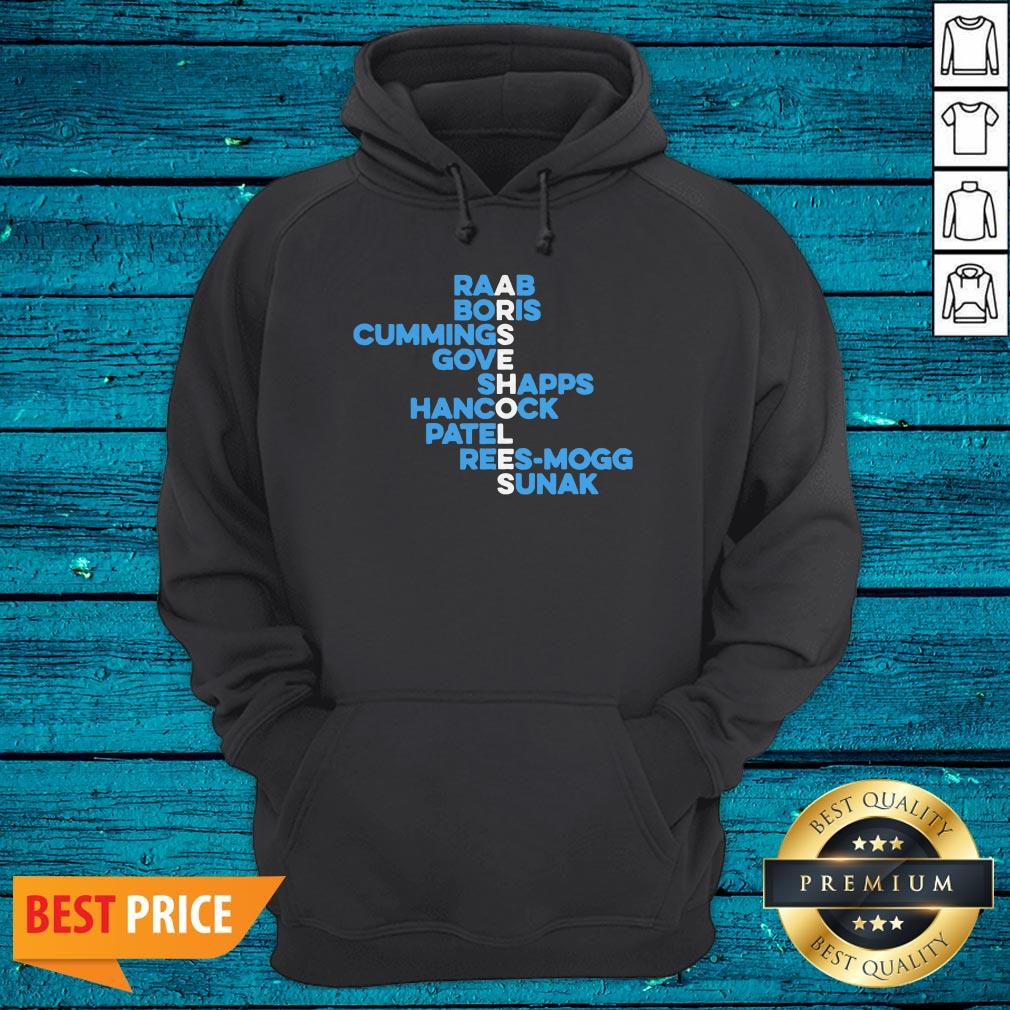 Raab Boris Cummings Gove Shapps Hancock Patel Reesmogg Sunak Shirt - Image 3