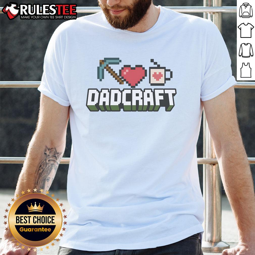 Funny Dadcraft Father's Day Gamer Minecraft T-Shirt
