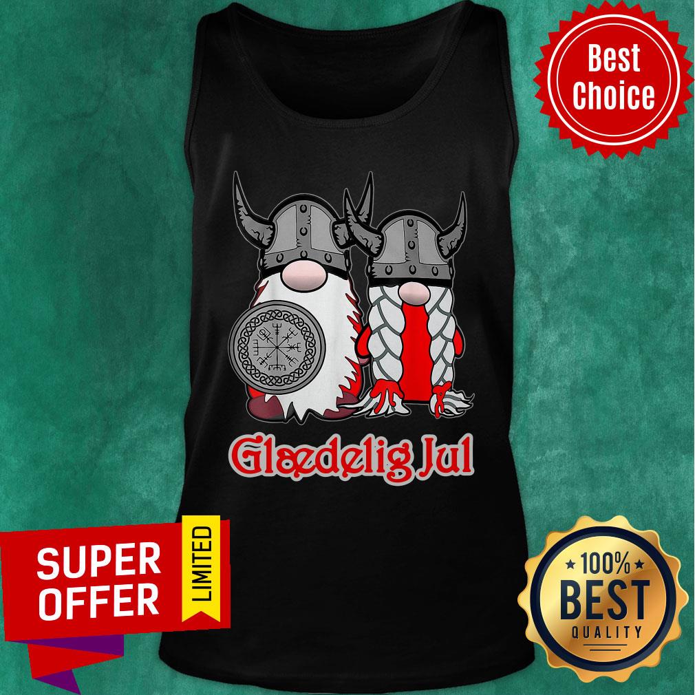 Top Gnomes Viking Glaedelig Jul Shirt - Image 4