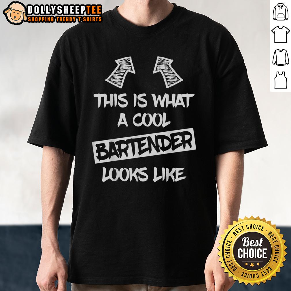 Premium This Is What A Cool Bartender Looks Like T-Shirt
