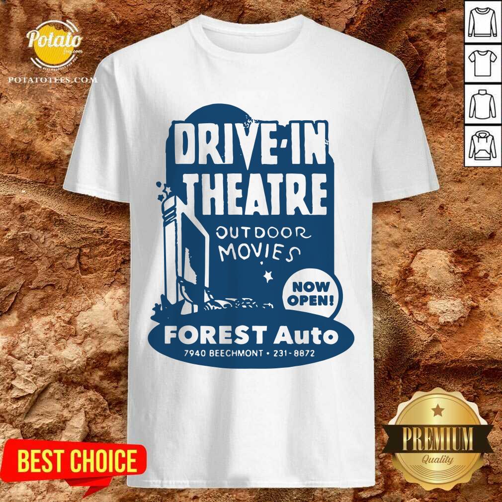 Drive In Theatre Forest Auto Shirt