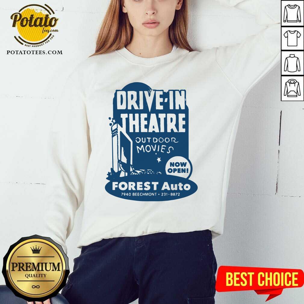 Drive In Theatre Forest Auto Shirt - Image 4