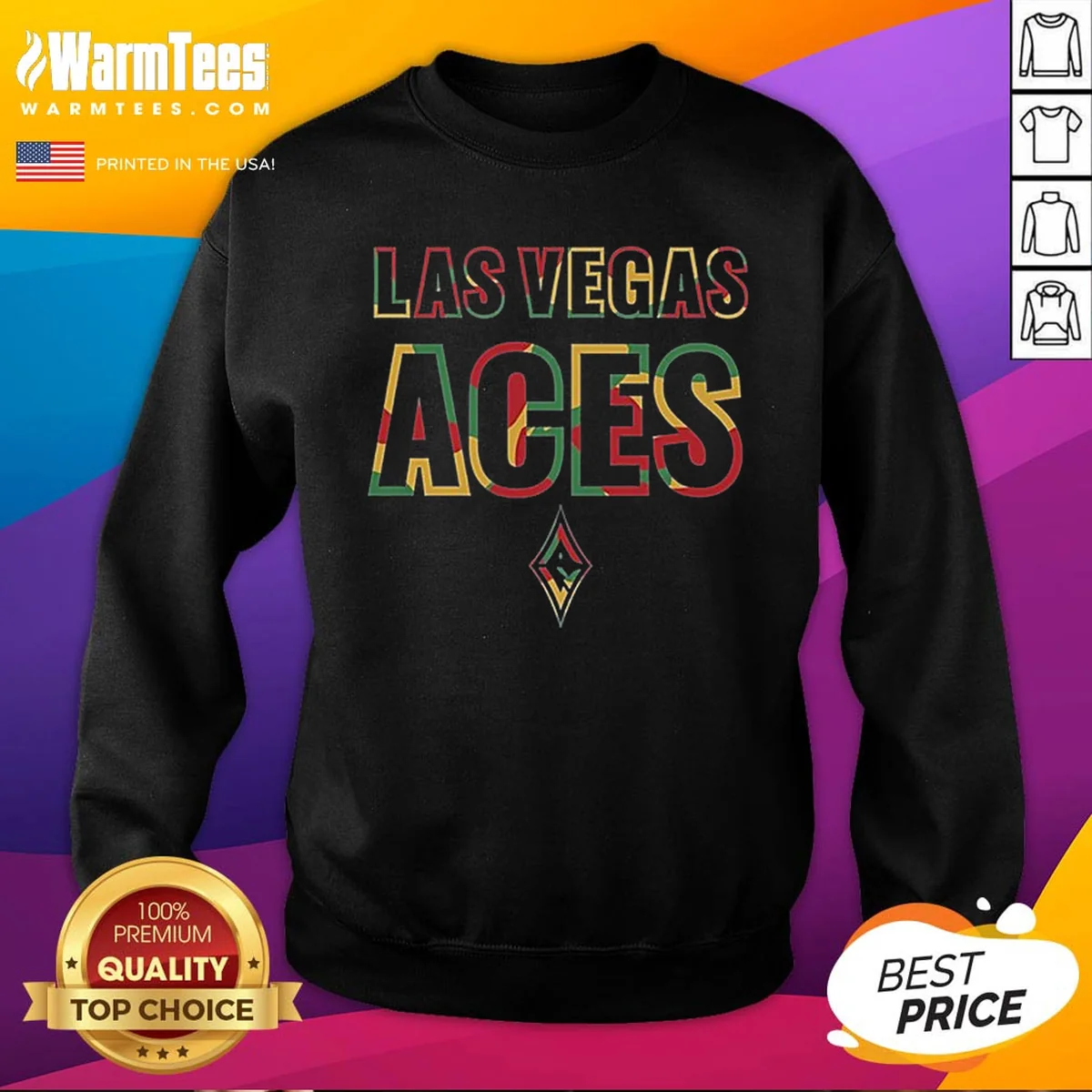 Official Las Vegas Aces Juneteenth Logo Shirt - Image 4