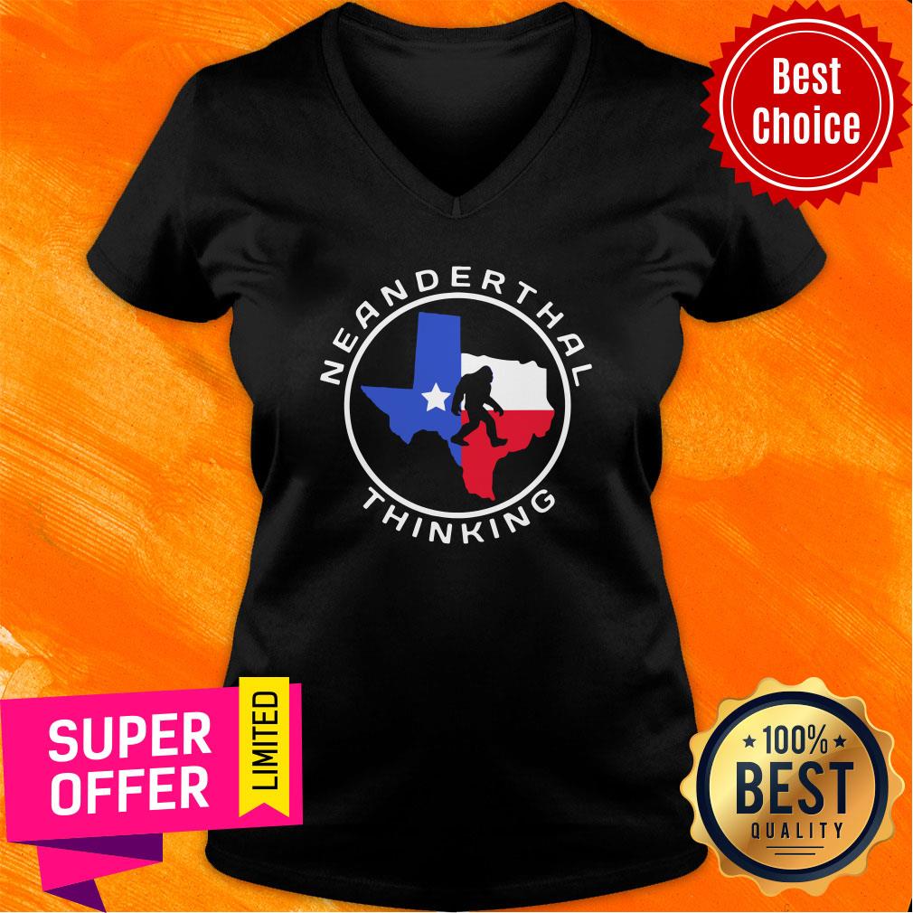 Top Texas Neanderthal Thinking Texan Political Shirt - Image 2