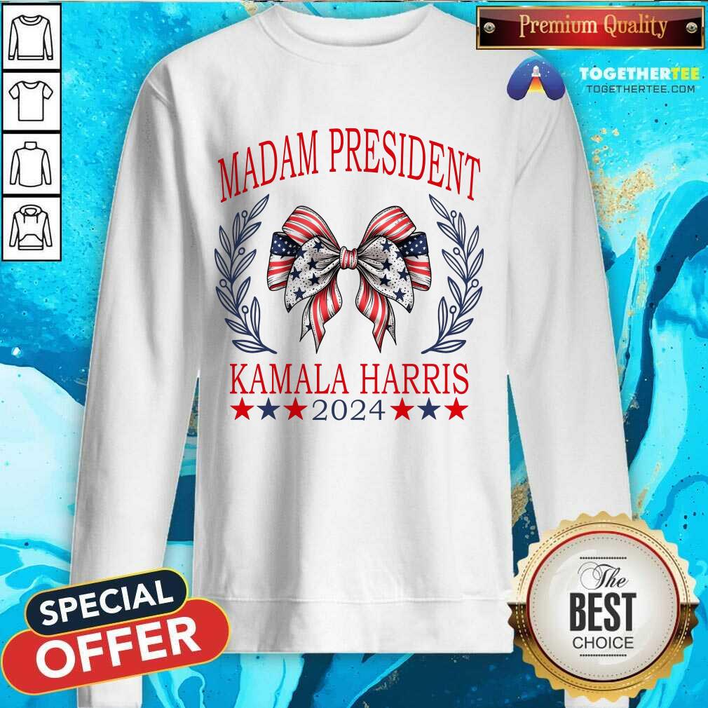 Hot Madam President Kamala Harris 2024 T-Shirt - Image 5