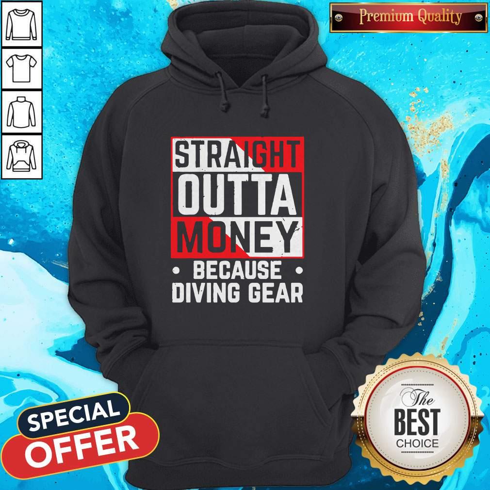 Official Straight Outta Money Because Diving Gear Shirt - Image 5