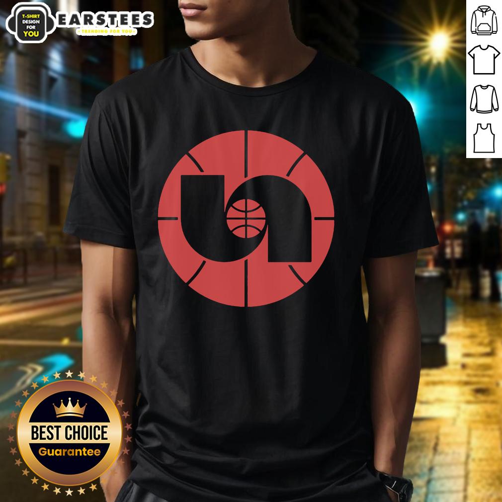Awesome Nebraska Basketball 1980s Logo T-Shirt