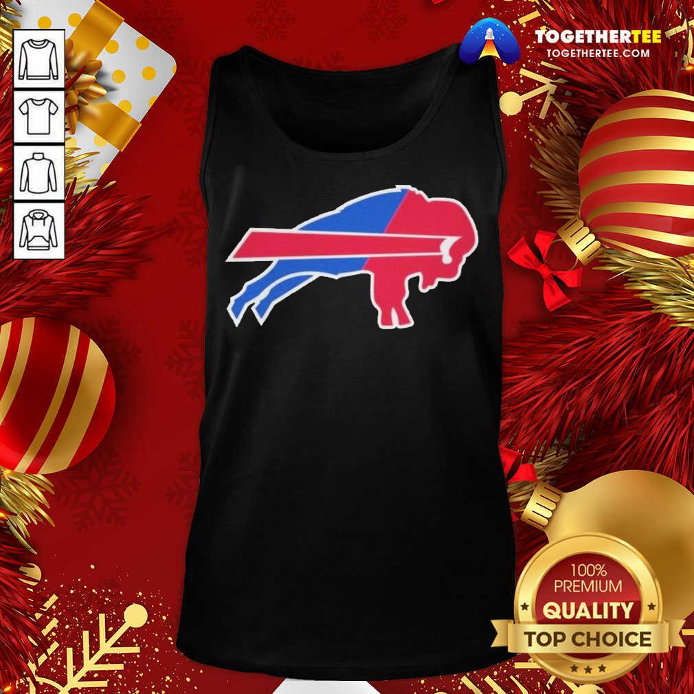 Nice Buffalo Bills Merged Logo Shirt - Image 3