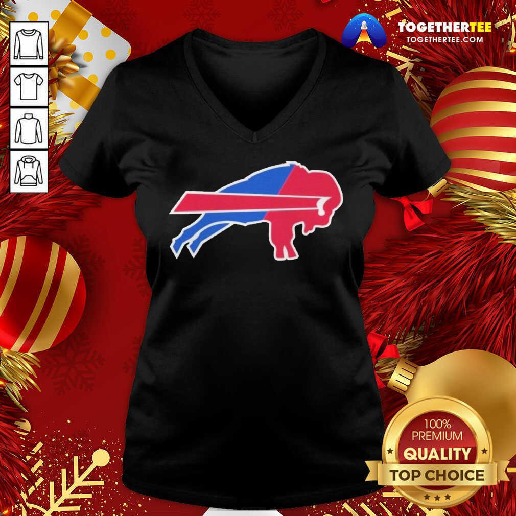 Nice Buffalo Bills Merged Logo Shirt - Image 2