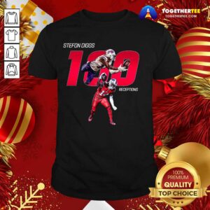 Nice Buffalo Bills Stefon Diggs 100 Receptions Shirt