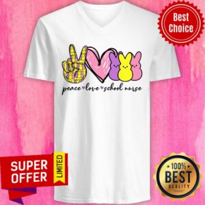 Alternative view of Premium School Nurse Peace Love Shirt