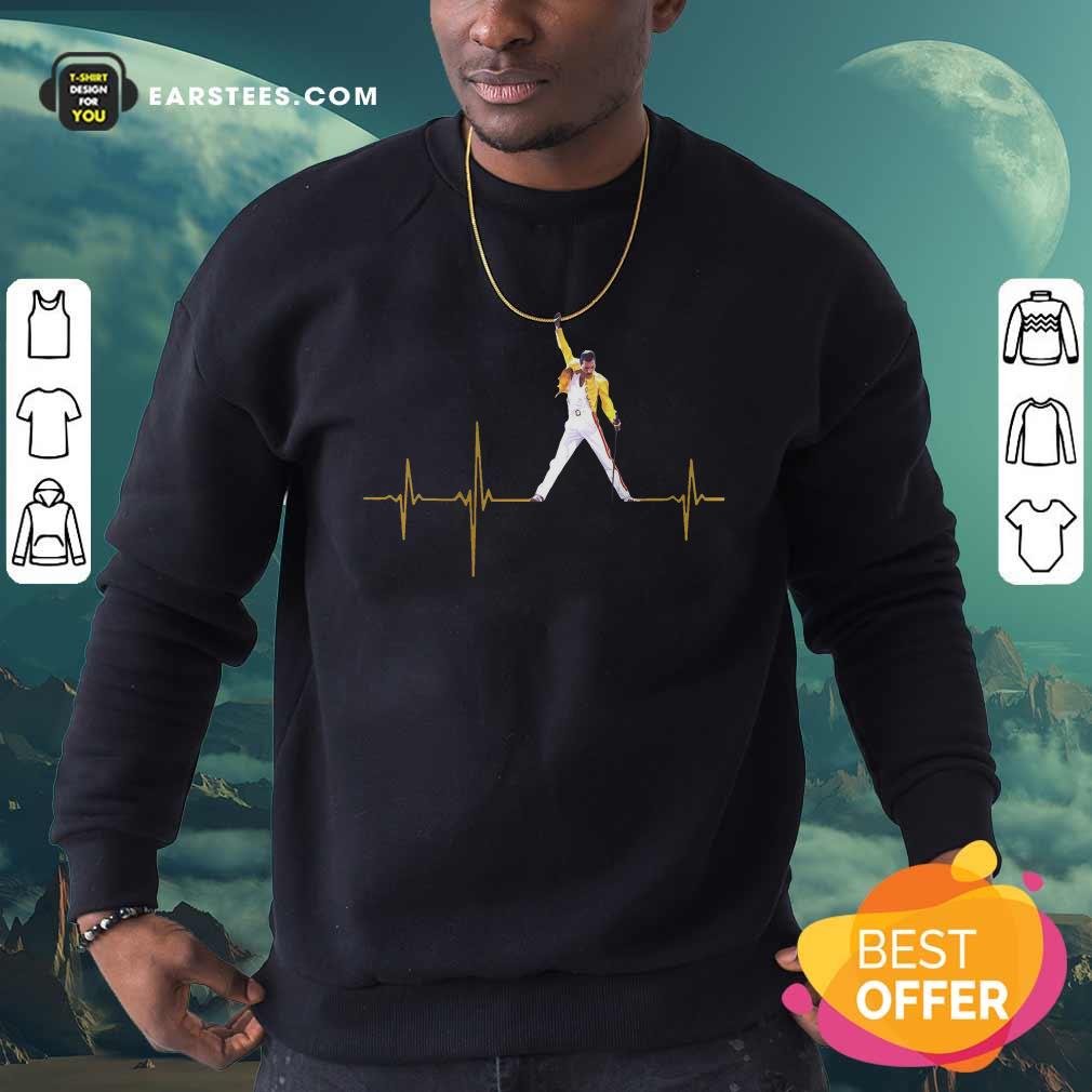 Premium Heartbeat Freddie Mercury Shirt - Image 5