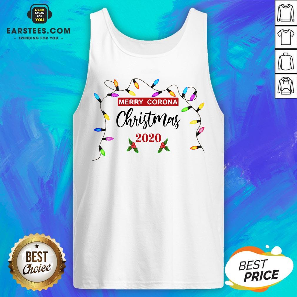 Pretty Light Merry Corona Christmas 2020 Shirt - Image 2