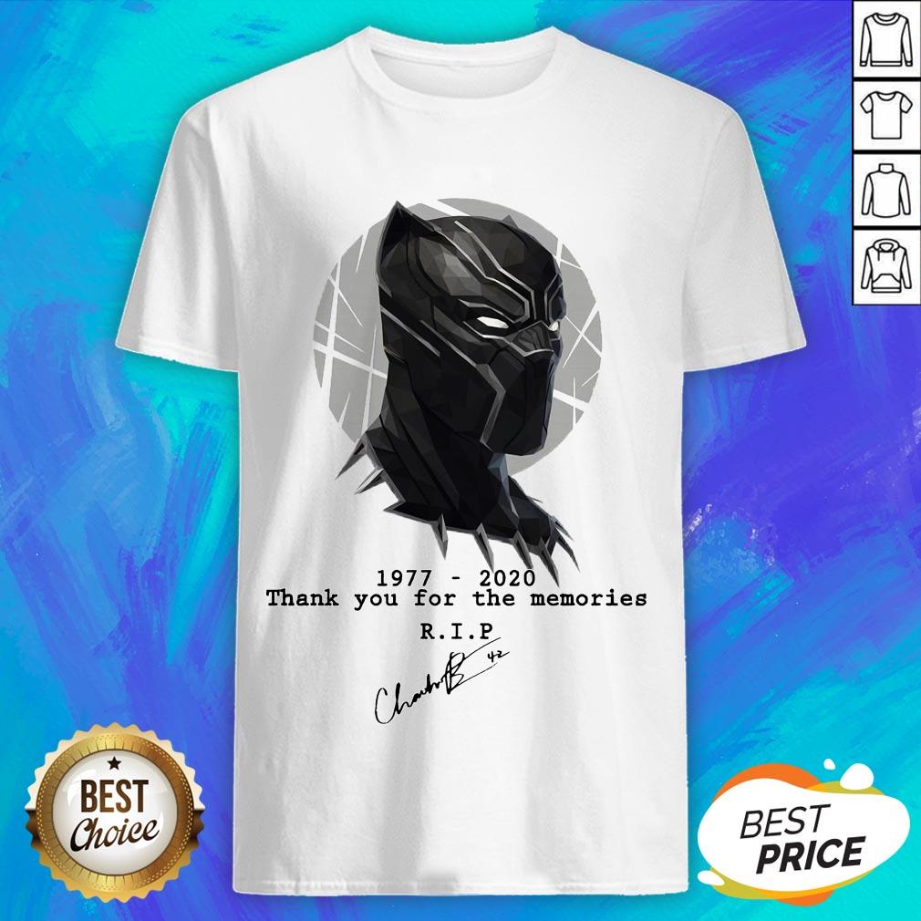 Black Panther Tribute RIP Chadwick Boseman Shirt