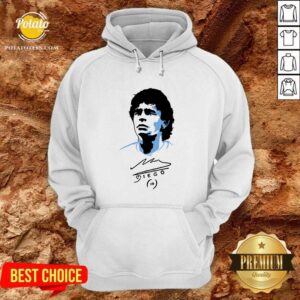 Alternative view of Original Diego Maradona Signature Shirt