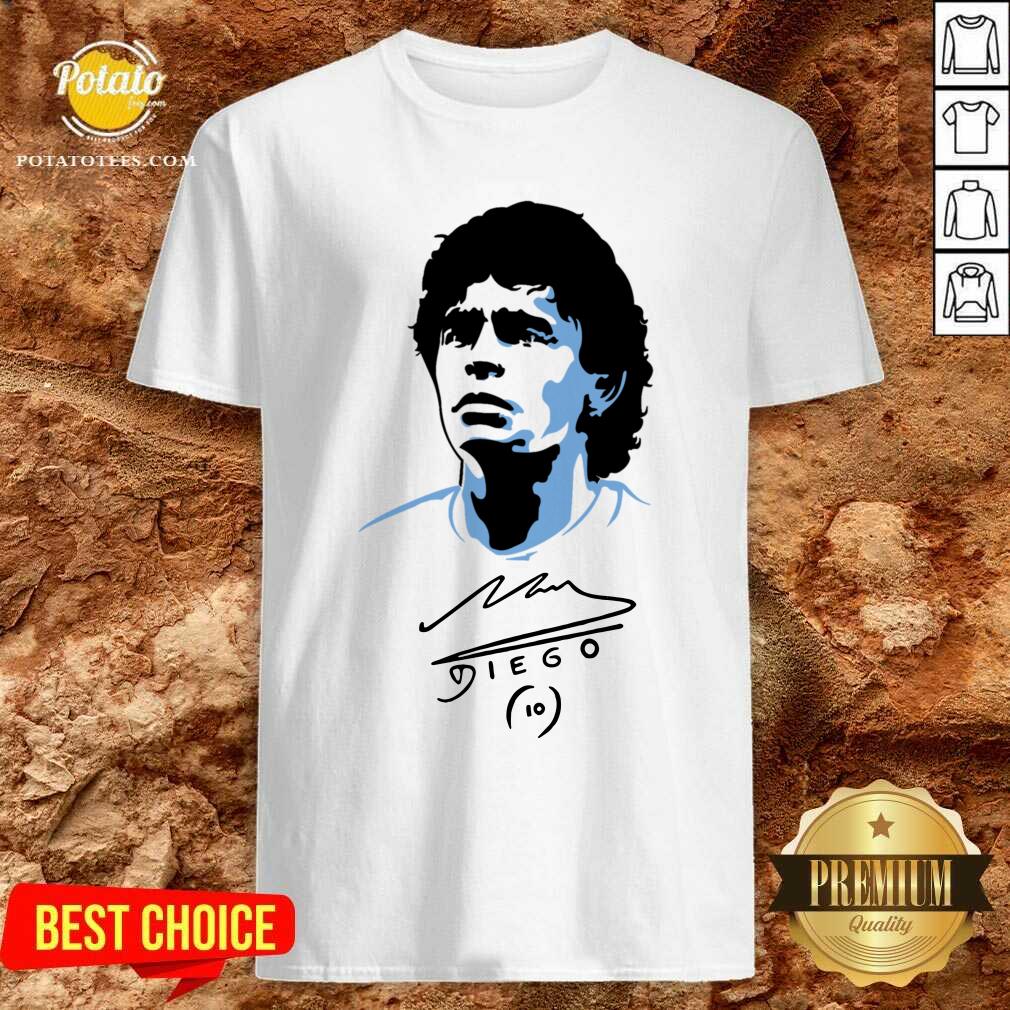 Original Diego Maradona Signature Shirt