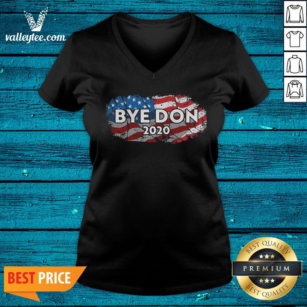 Funny Bye Don 2020 Byedon American Flag Good Bye Trump Pro Biden Shirt - Image 2