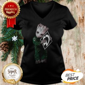 Alternative view of Official Baby Groot hug Werder Bremen Shirt