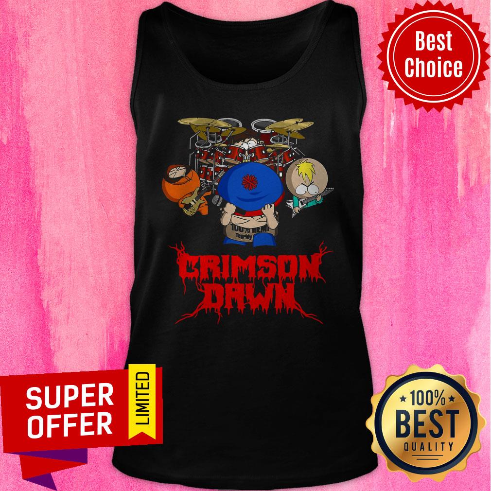 Top 100% Hemp Tegridy Crimson Dawn Shirt - Image 4