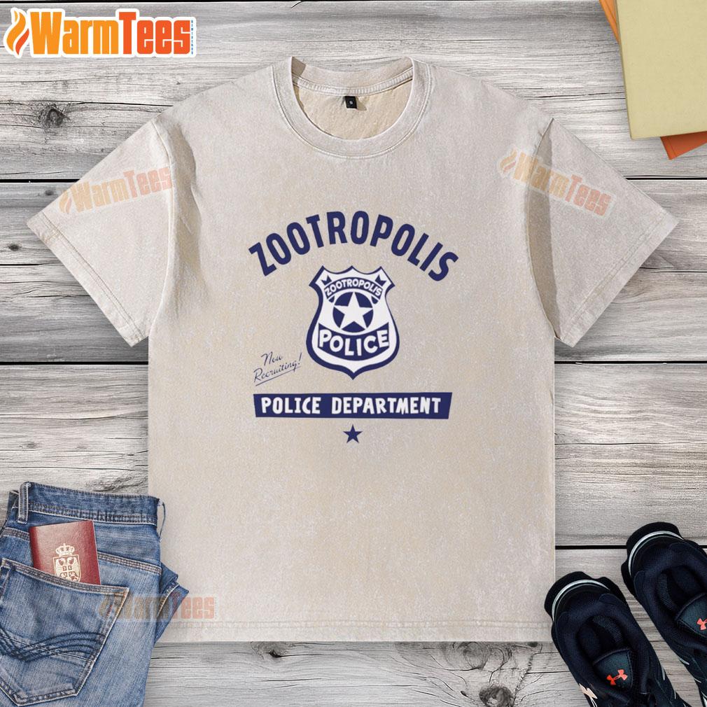 Top Zootopia Police Department Now Recruiting T-Shirt - Image 6