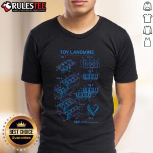 Funny Lego Toy Landmine 1961 Inventor Gootfred Kirk Christiansen Ultimate Weapon T-Shirt