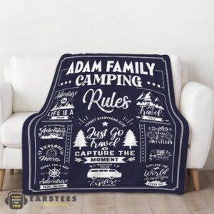 Alternative view of Good Family Camping Rulers Capture The Moment Blanket Fleece Customized Blanket