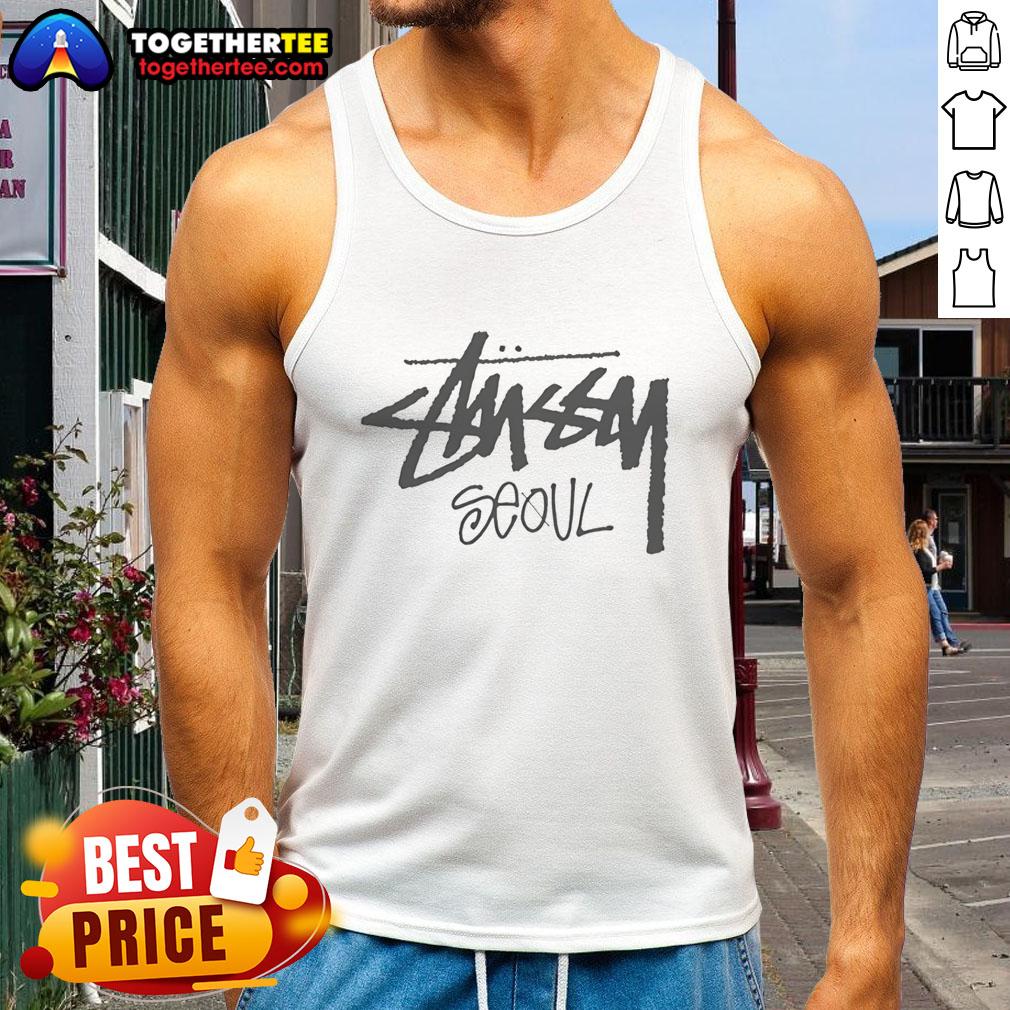 Top Stussy Seoul Logo T-Shirt - Image 4