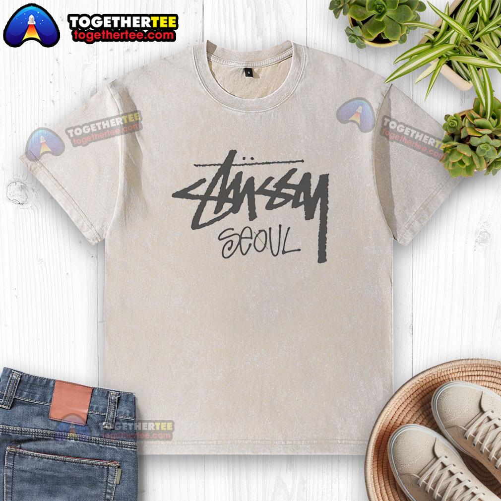 Top Stussy Seoul Logo T-Shirt - Image 6