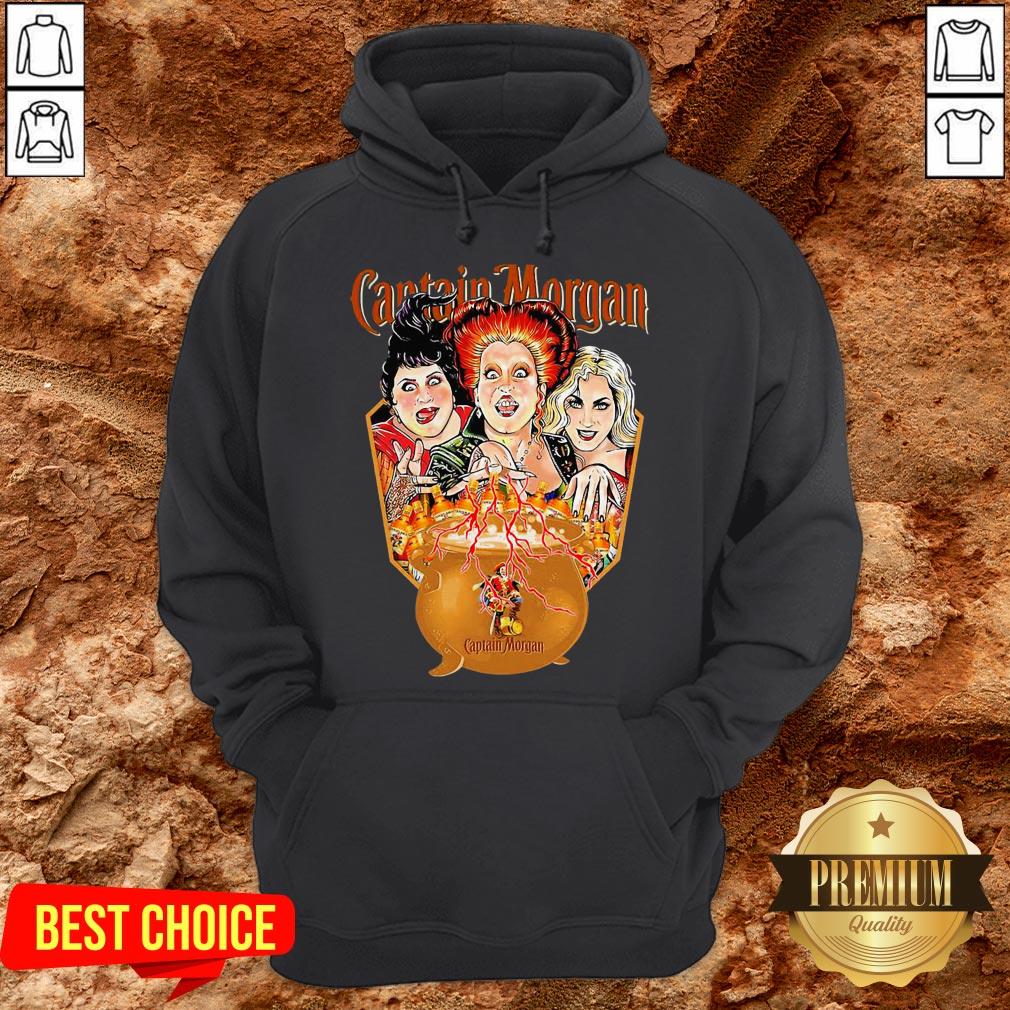 Nice Hocus Pocus Sister Sandersons Captain Morgan Shirt - Image 5