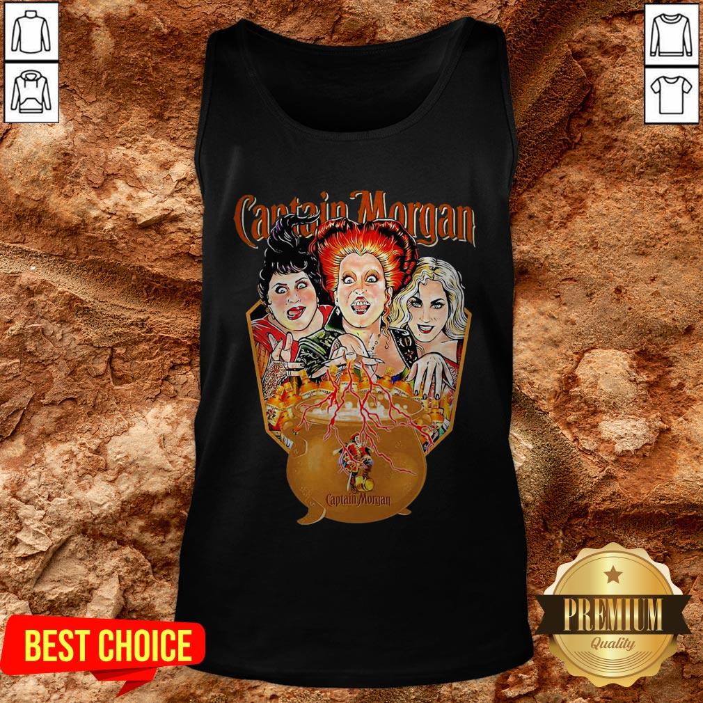 Nice Hocus Pocus Sister Sandersons Captain Morgan Shirt - Image 3