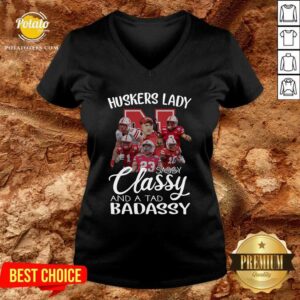 Alternative view of Nice Huskers Lady Sassy Classy And A Tad Badassy Shirt