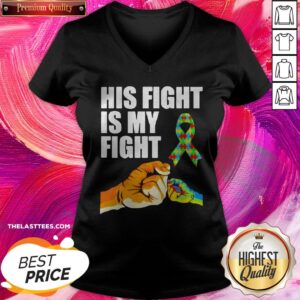 Alternative view of Wonderful His Fight Is My Fight Shirt