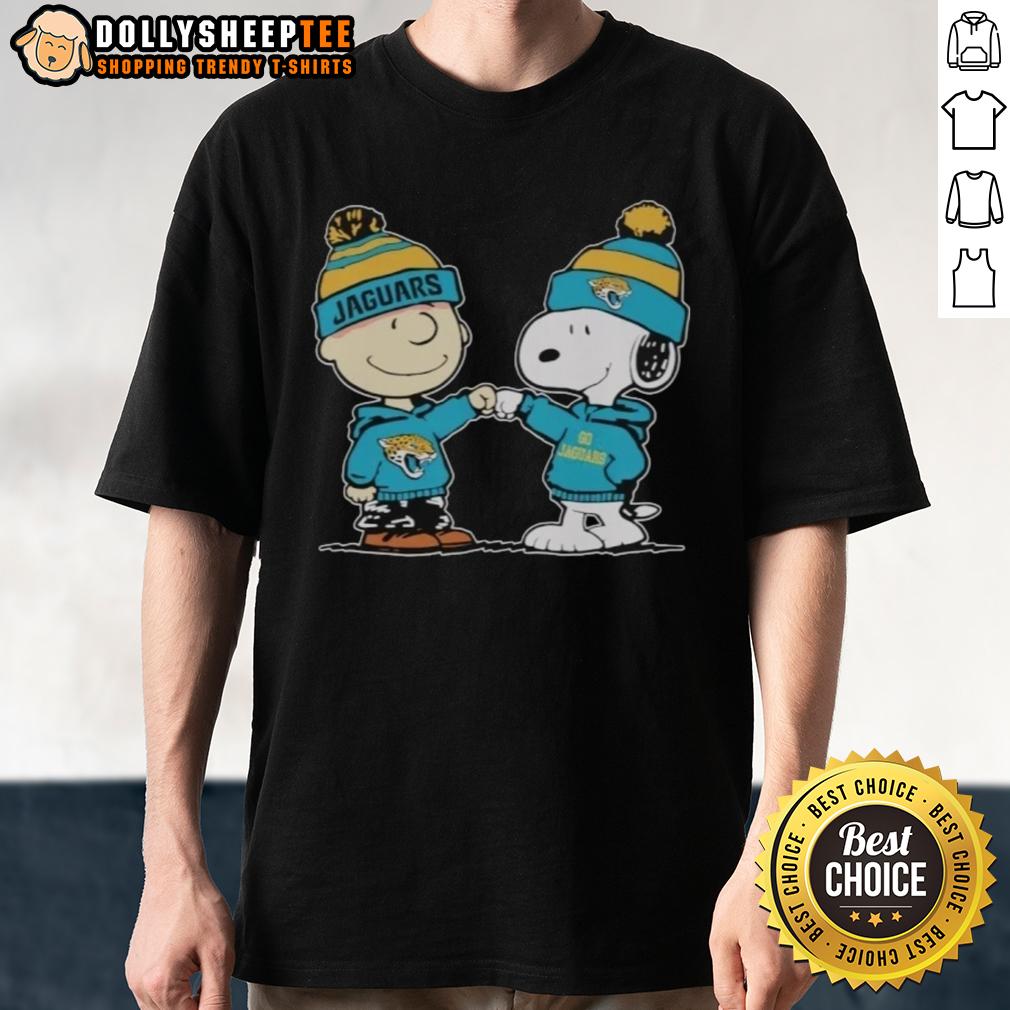 Premium Jacksonville Jaguars Snoopy And Charlie Brown Best Friends T-Shirt