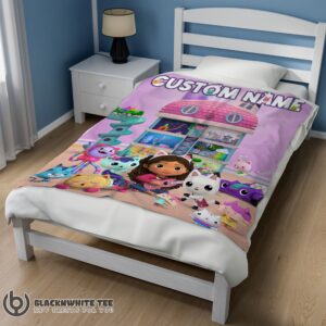 Alternative view of Perfect Cute Disney’s Gabby’s Dollhouse With Our Cute Girl Fleece Blanket Customize Blanket