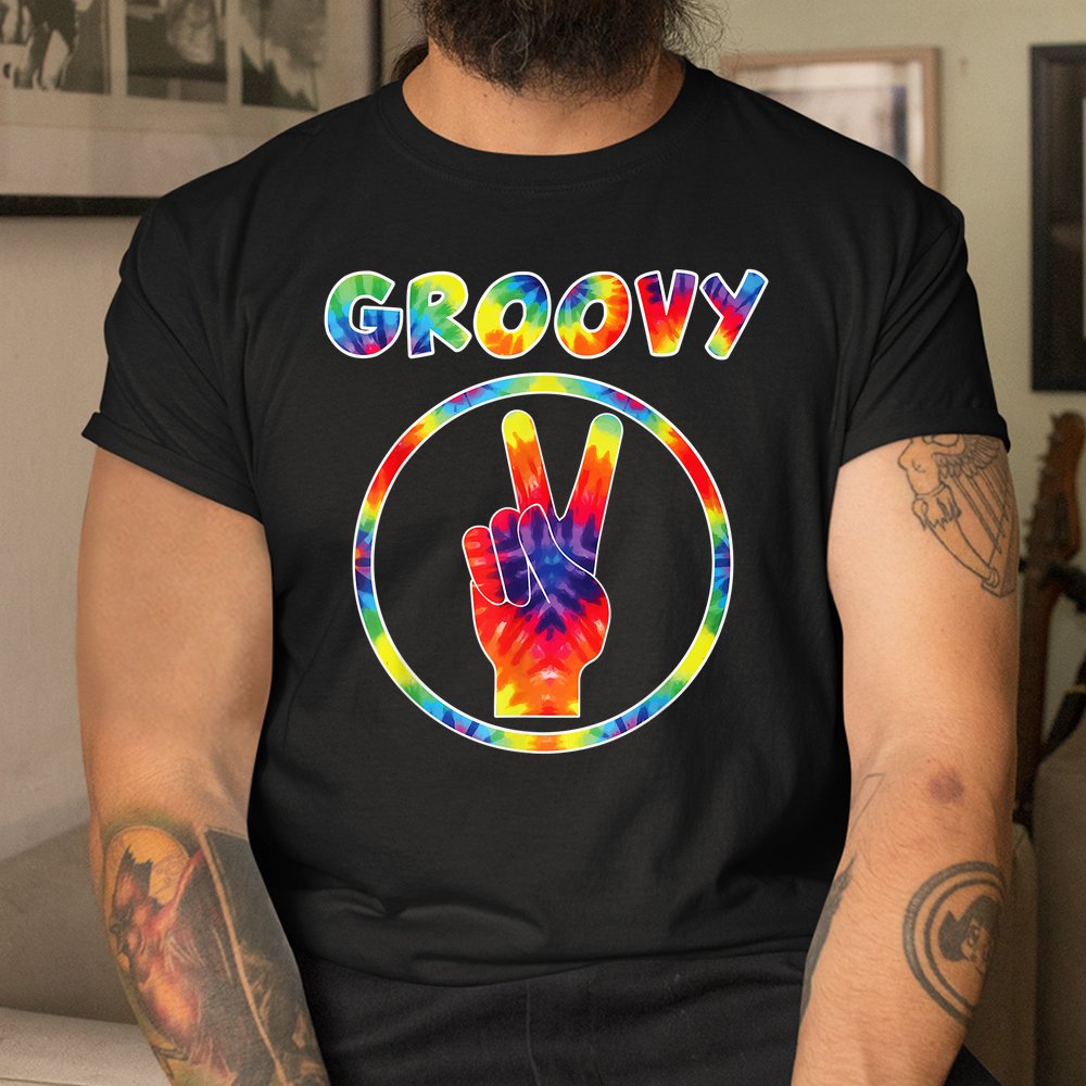 Groovy 70s Tie Dye Shirt - Image 3