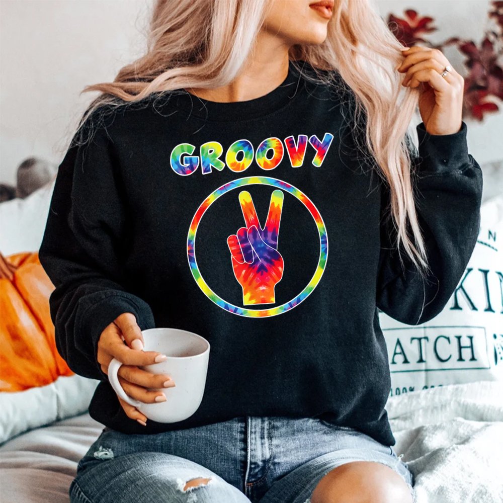 Groovy 70s Tie Dye Shirt - Image 2