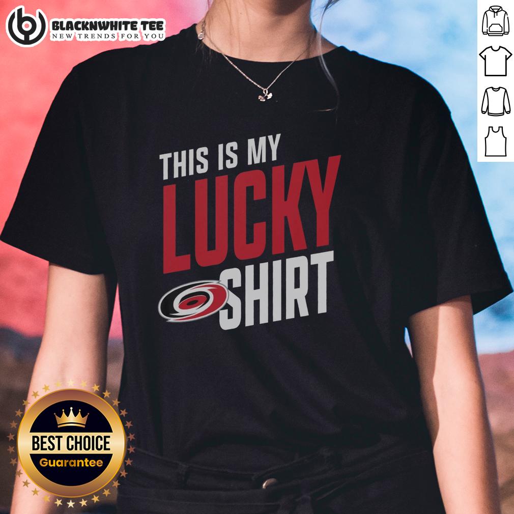 Top Carolina Hurricanes This Is My Lucky T-Shirt - Image 3
