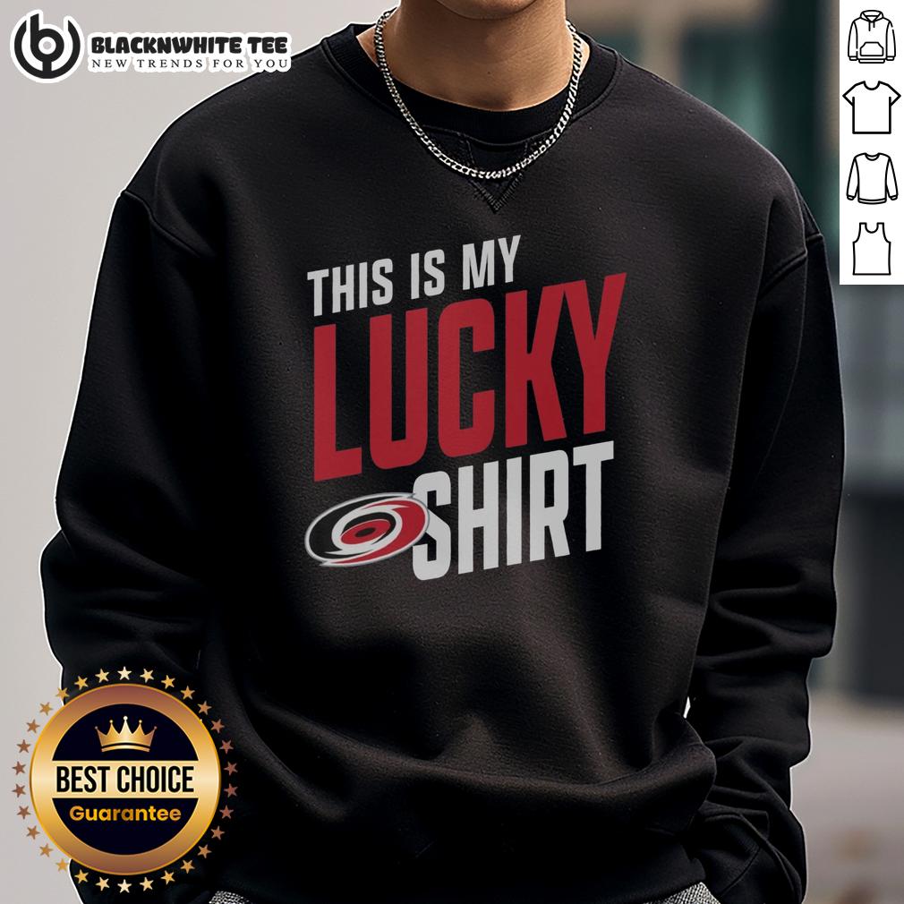 Top Carolina Hurricanes This Is My Lucky T-Shirt - Image 5