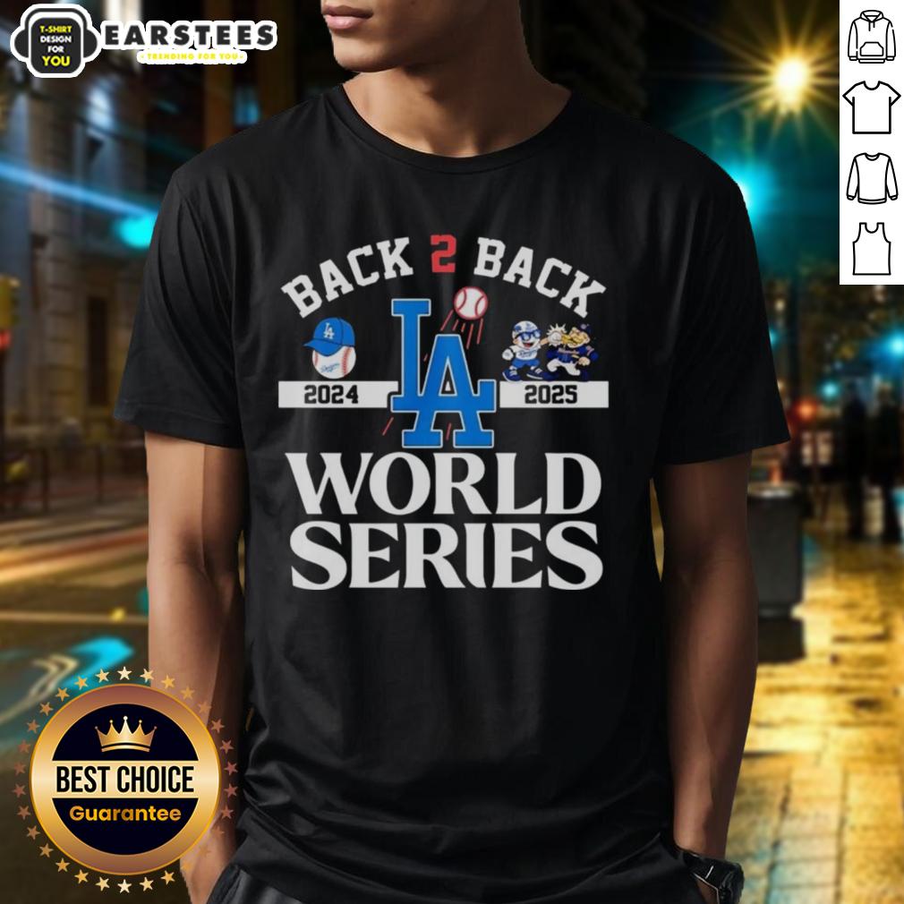 Nice Los Angeles Dodgers Back 2 Back 2024-2025 World Series T-Shirt