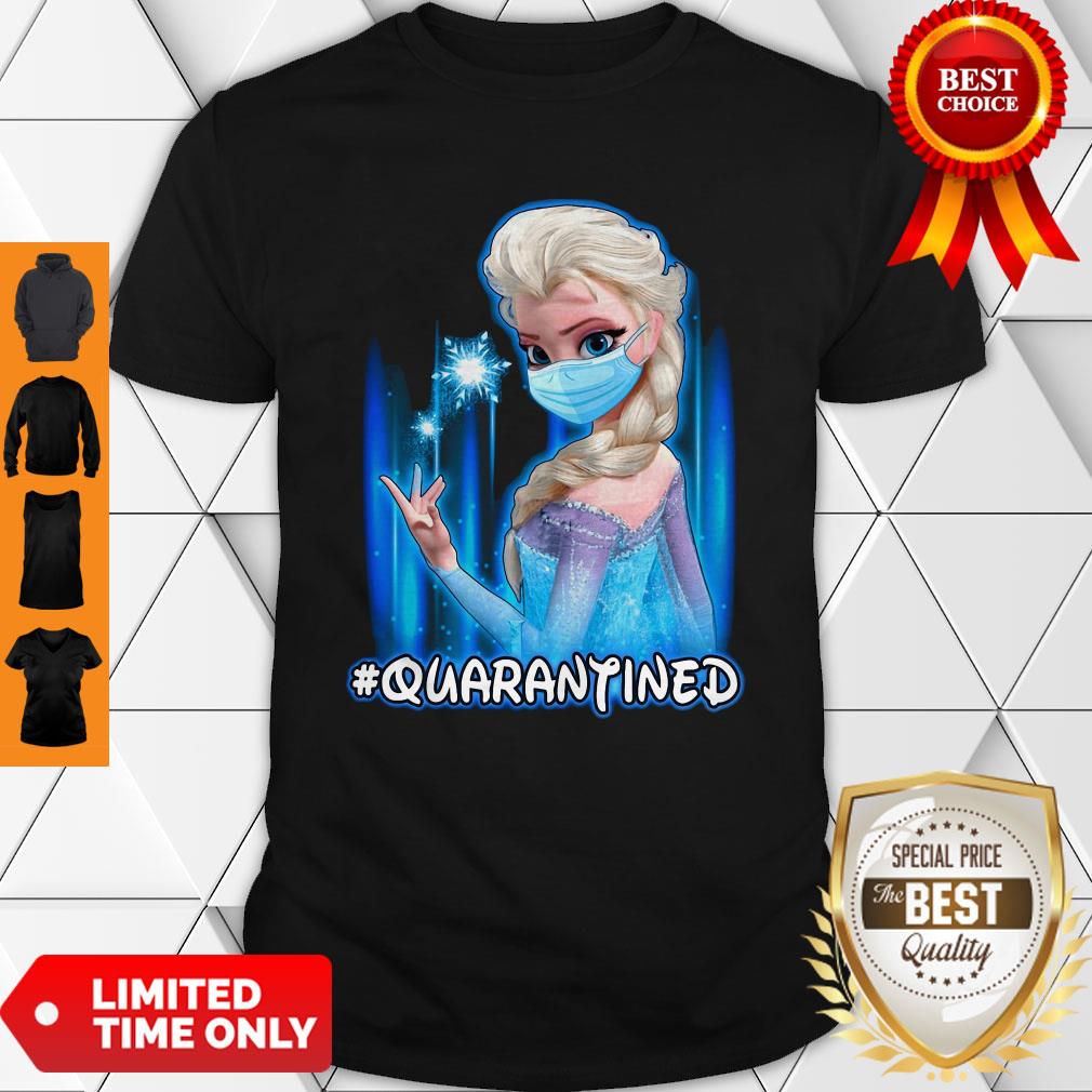 Top Mask Princess Elsa Quarantined Shirt