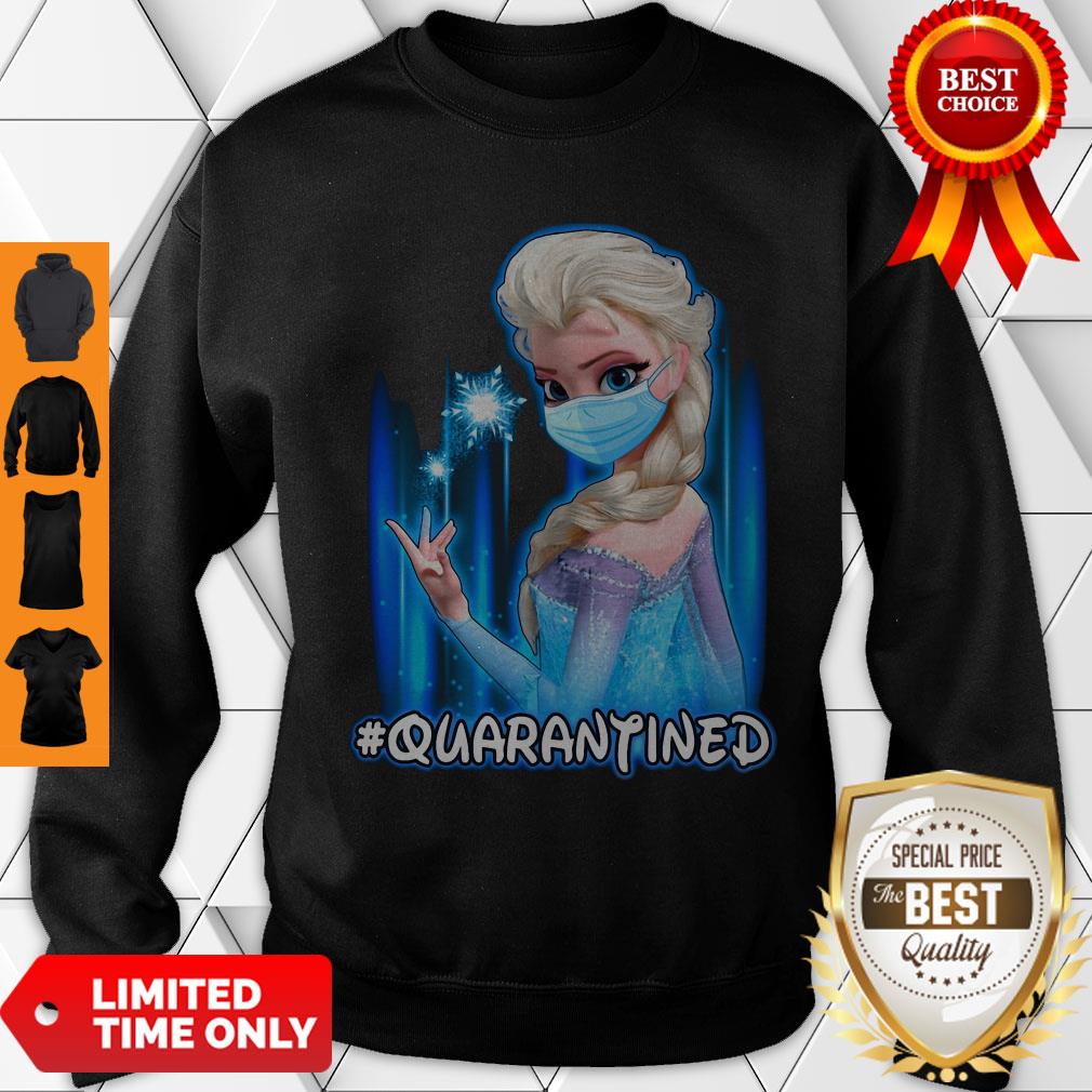 Top Mask Princess Elsa Quarantined Shirt - Image 3