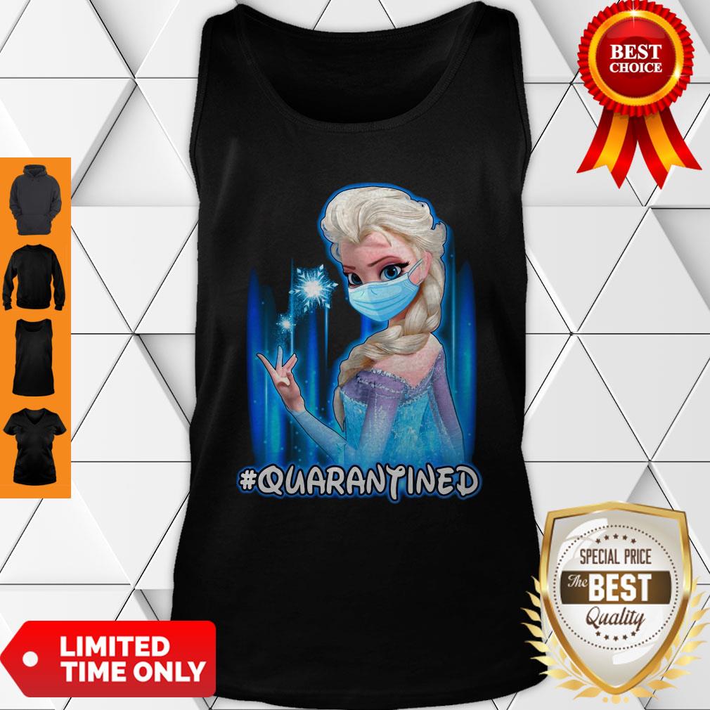 Top Mask Princess Elsa Quarantined Shirt - Image 2