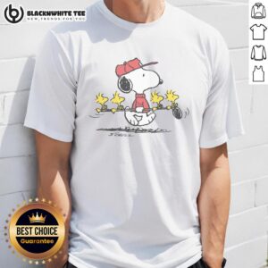 Pretty Peanuts Snoopy Woodstock & Friends Golf T-Shirt