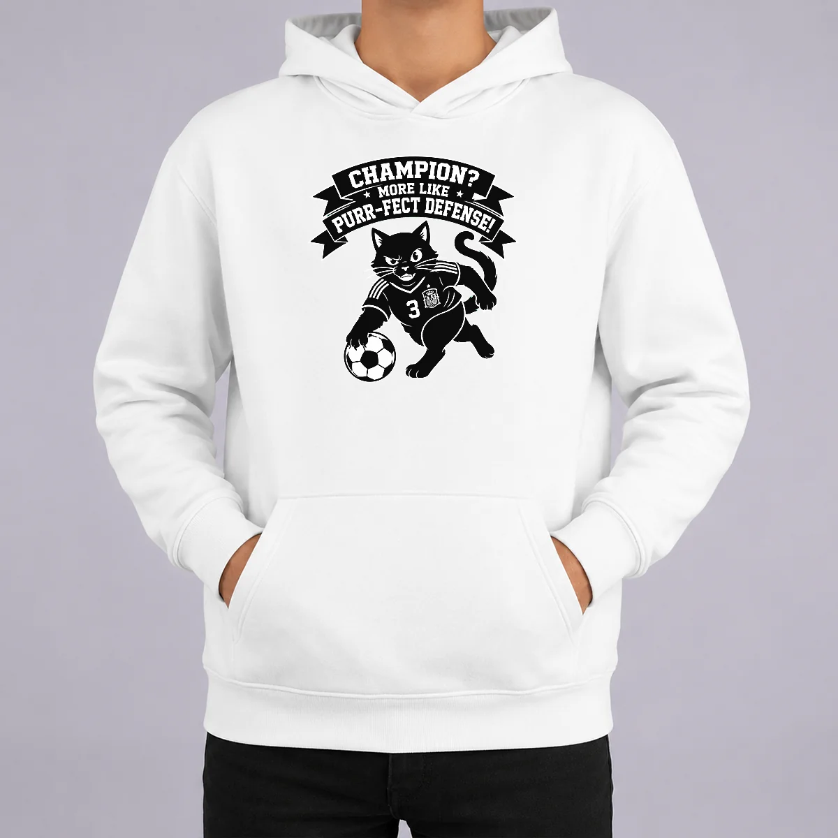 Good Nice Spanish Soccer Cat Meme Silhouette Shirt - Image 5